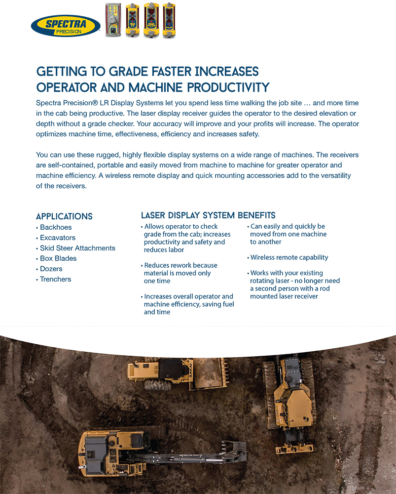 Spectra LR Series Laser Machine Receiver - Page 2